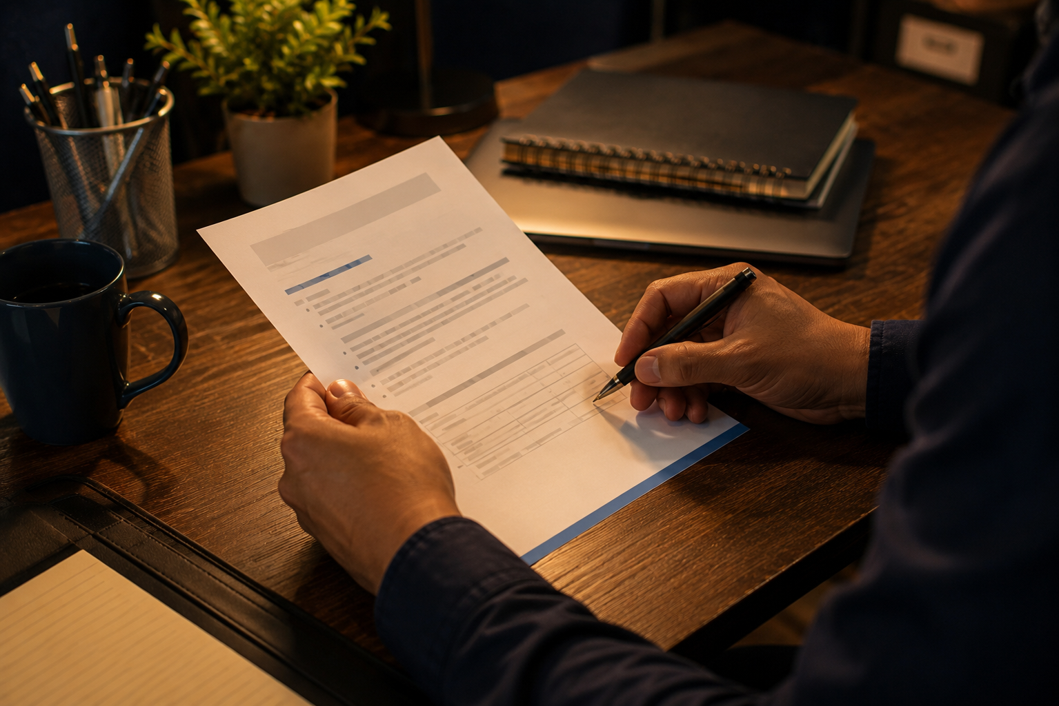 Documentos profesionales para un negocio