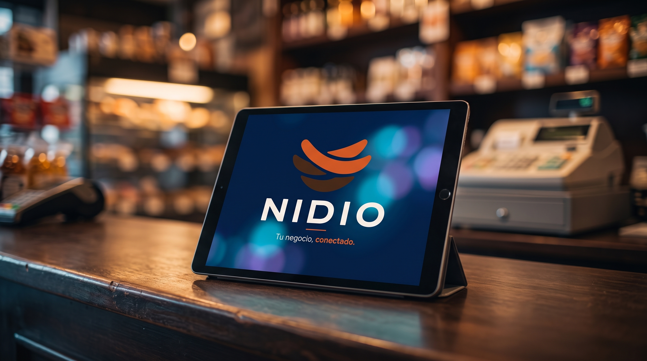 NIDIO Store en el mostrador de un comercio